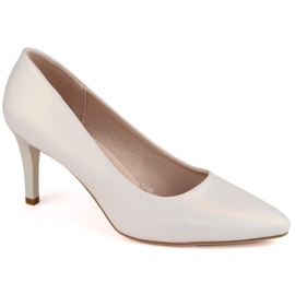 Pärlpumps dam Sergio Leone 1336 silver-