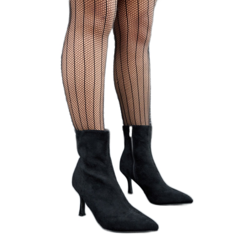 Guimond svarta lågklackade stövlar