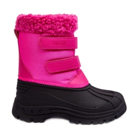 Snöskor med kardborreband för barn Big Star Fuchsia MM374112 rosa