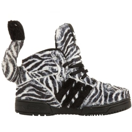 Adidas Originals Jeremy Scott Zebra I G95762 skor vit