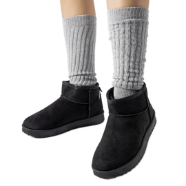 Guglielma svarta isolerade korta snökängor