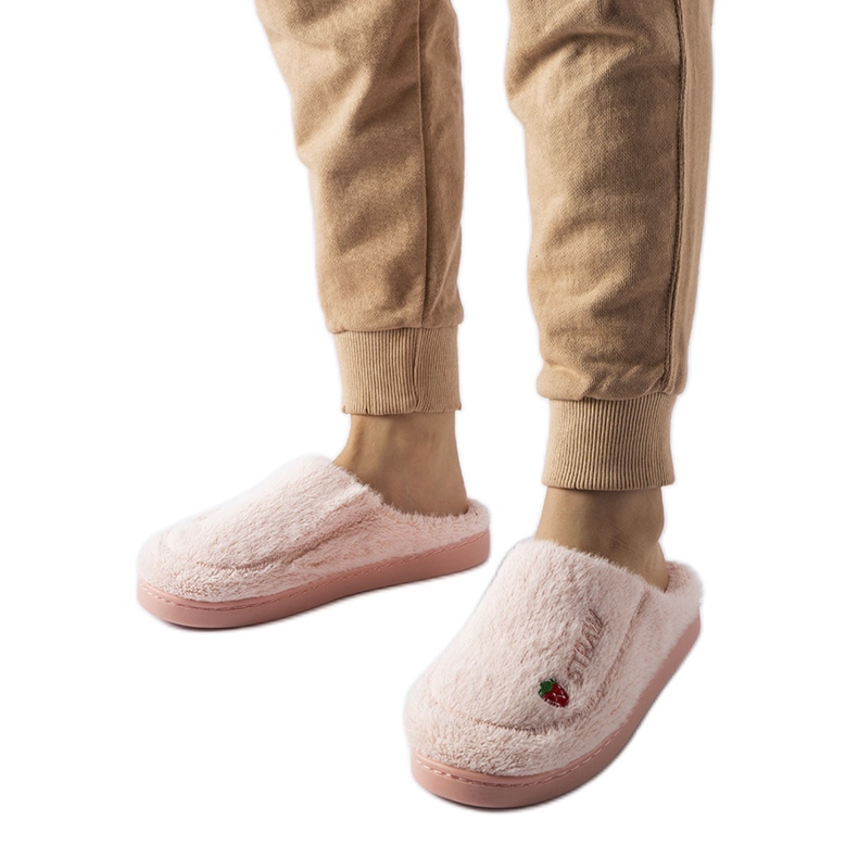 Ljusrosa Collinsville tofflor