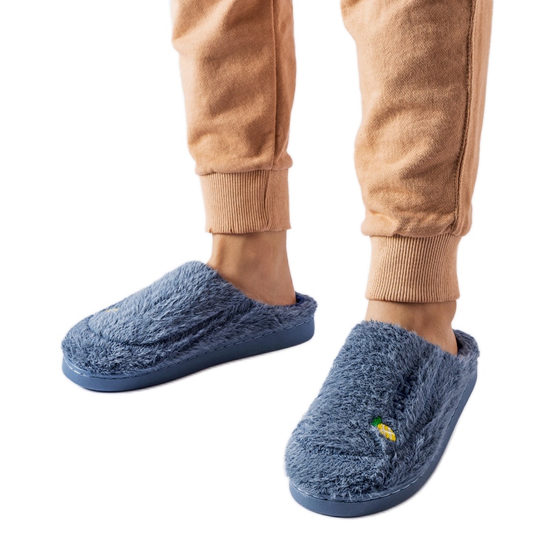 Marinblå Collinsville tofflor