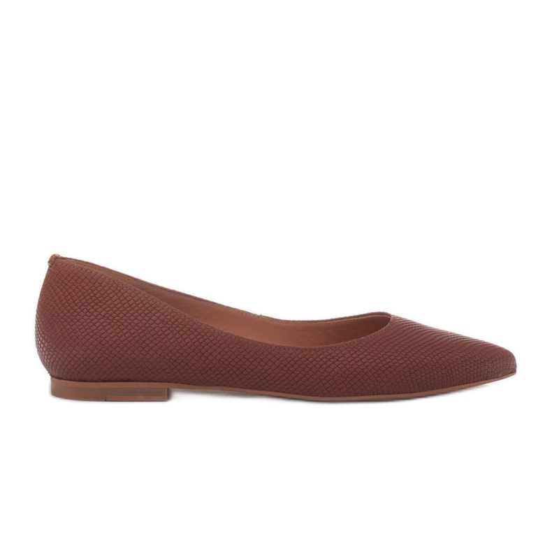 Marco Shoes Subtila ballerinor brun