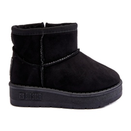 Barnisolerade Slip-On Snow Boots Black Big Star MM374100 svart