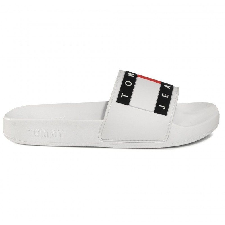 Tommy Hilfiger Tommy Jeans Flagga Pool Slide W EN0EN00474-YBS flipflops vit