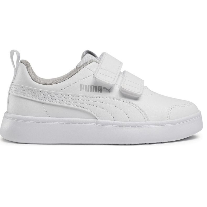 Puma Courtflex v2 V barnskor vita 371543 04