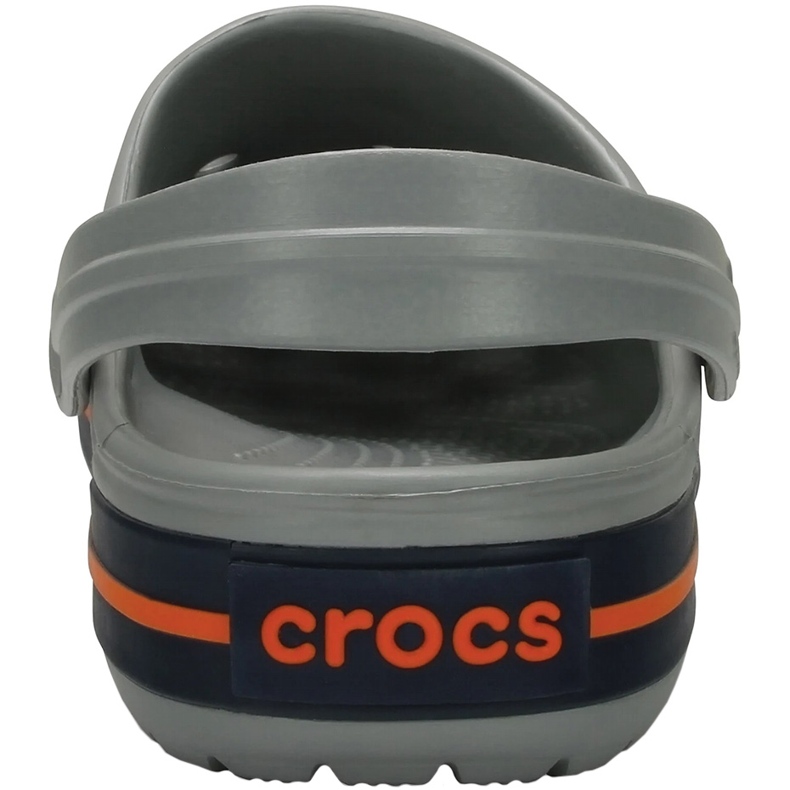 Crocs Crocband Clog herrträskor grå och orange 11016 01U