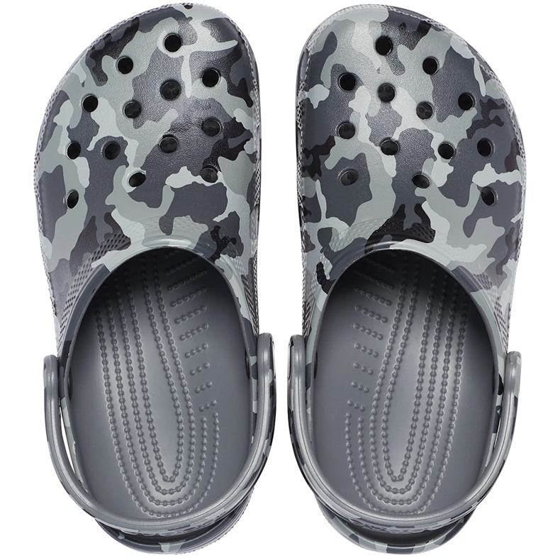 Crocs Classic Printed Camo camo träskor - grå 206454 0IE