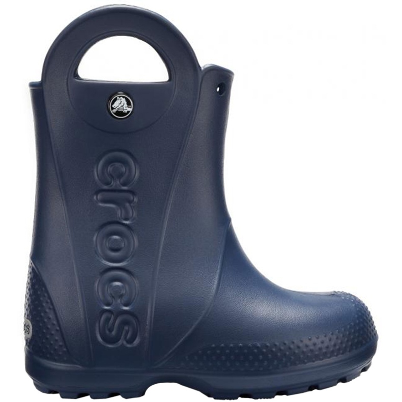 Wellingtonstövlar för barn Crocs Handle Rain Boot Kids marinblå 12803 410
