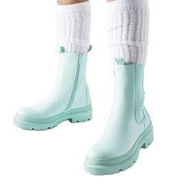 Ljusgröna lätt isolerade Bethesda ankelboots