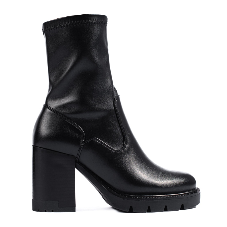 W. Potocki Eleganta svarta ankelstövlar för kvinnor från Potocki