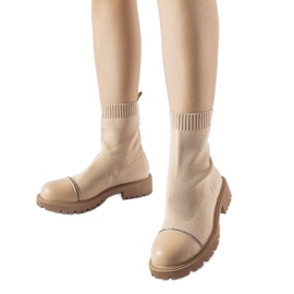 Bruna ankelstövlar med strass från Vail