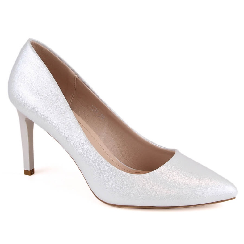 Sergio Leone 1339 silver stilettpumps silver-