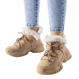 News Beige isolerade snöstövlar från Petaluma