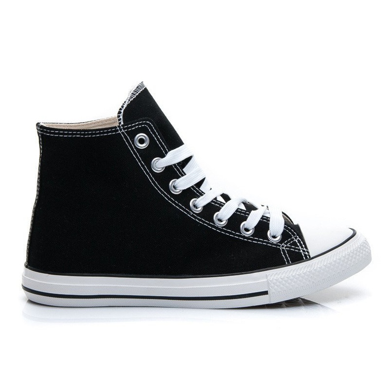 Wind Svarta oldschool sneakers