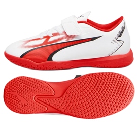 Puma Ultra Play It V Jr 107538-01 fotbollsskor vit