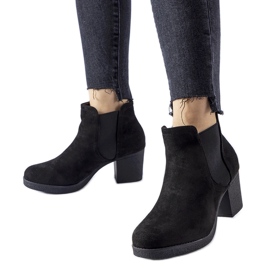 Svarta Trevano slip-on ankelboots