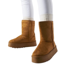 Brown Summit höga snöstövlar brun