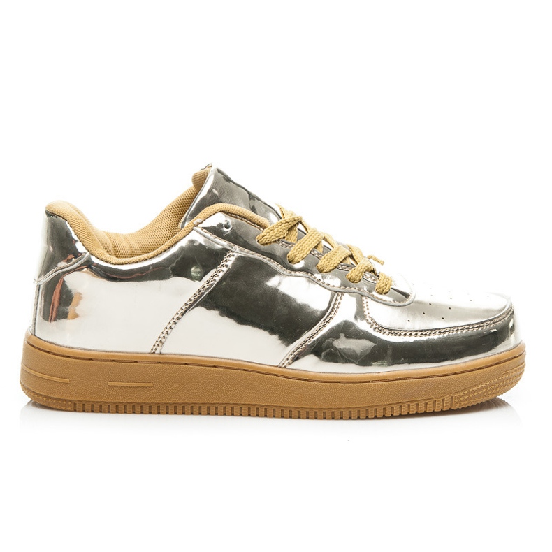 Comer Guld mode sneakers gyllene