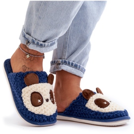 Varma damtofflor, Marinblå Priseth