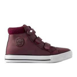 Rödbruna sneakers Lee Cooper LCJ-21-31-0614K