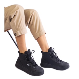 Svarta varma stövlar Lee Cooper LCJ-23-31-3028L