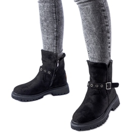 Svarta isolerade Gibsonia stövlar