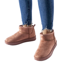 Rosa Guglielma isolerade korta snökängor svart