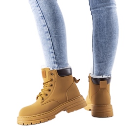 Bruna isolerade arbetarstövlar från Stevens