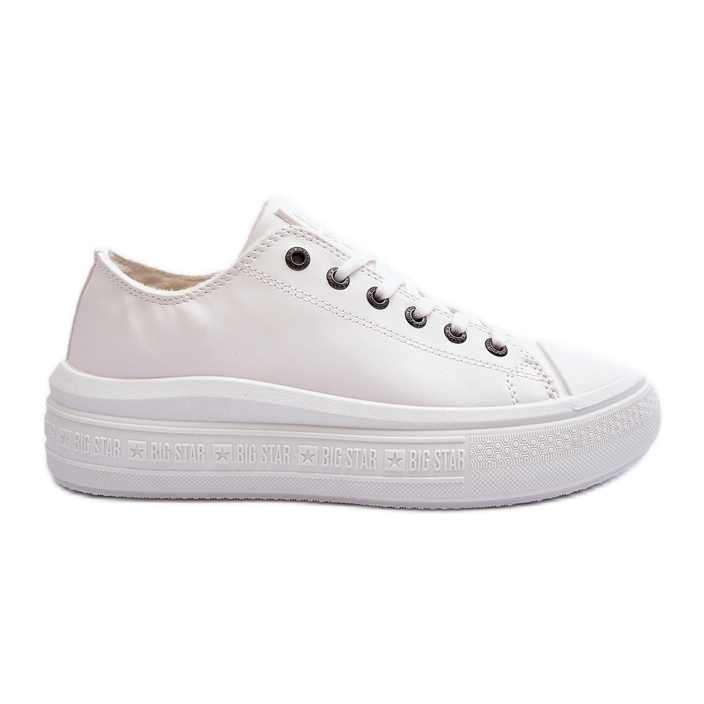 Damisolerade låga sneakers White Big Star MM274029 vit
