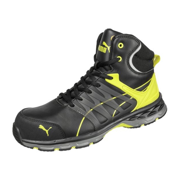 Puma Velocity 2.0 Yellow Mid MLI-S12B1 skor svarta