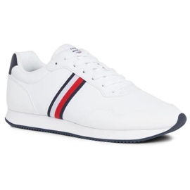 Tommy Hilfiger Core Lo Runner Pu M skor FM0FM048340K9 vit