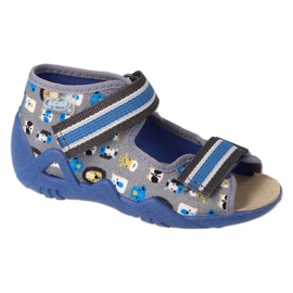 Befado gula barnskor 350P034 grå