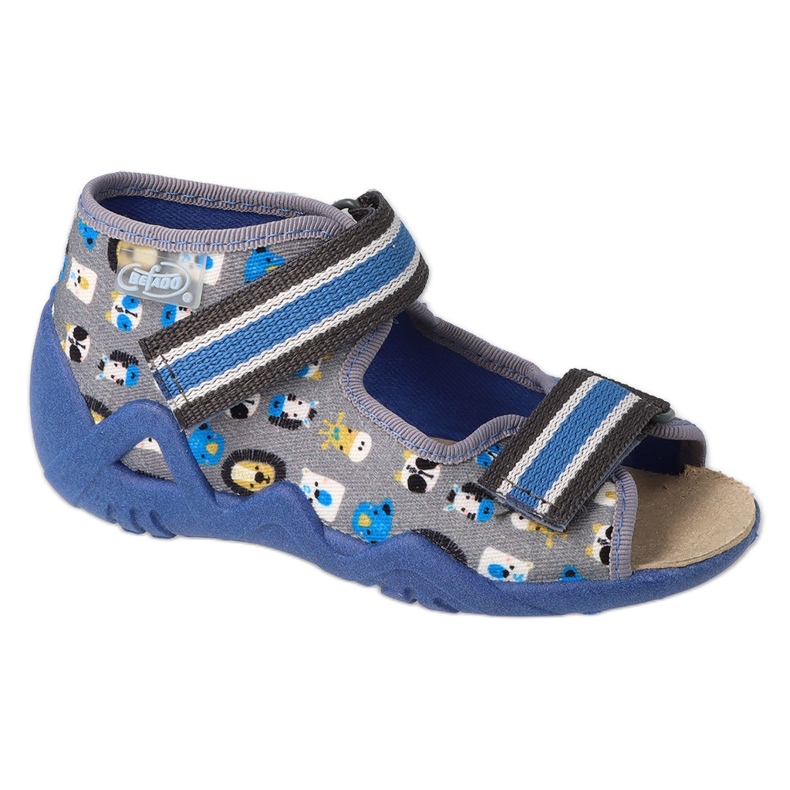 Befado gula barnskor 350P034 grå