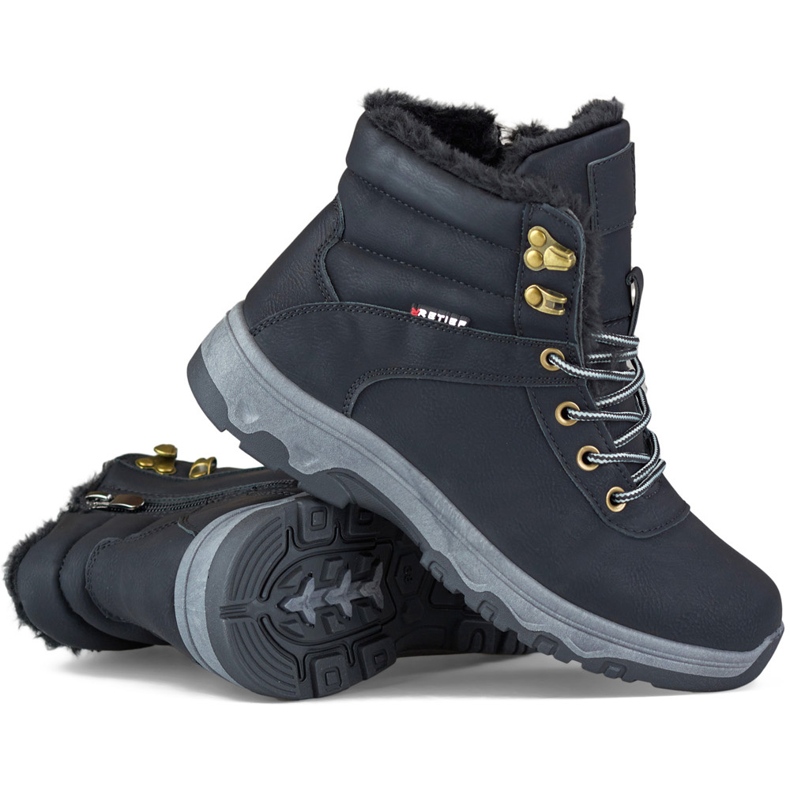 Höga vandringsskor för kvinnor, svarta