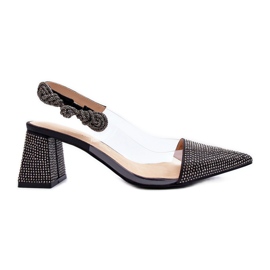 Elegant spetsad tåpump D&amp;A MR91292-1 Svart