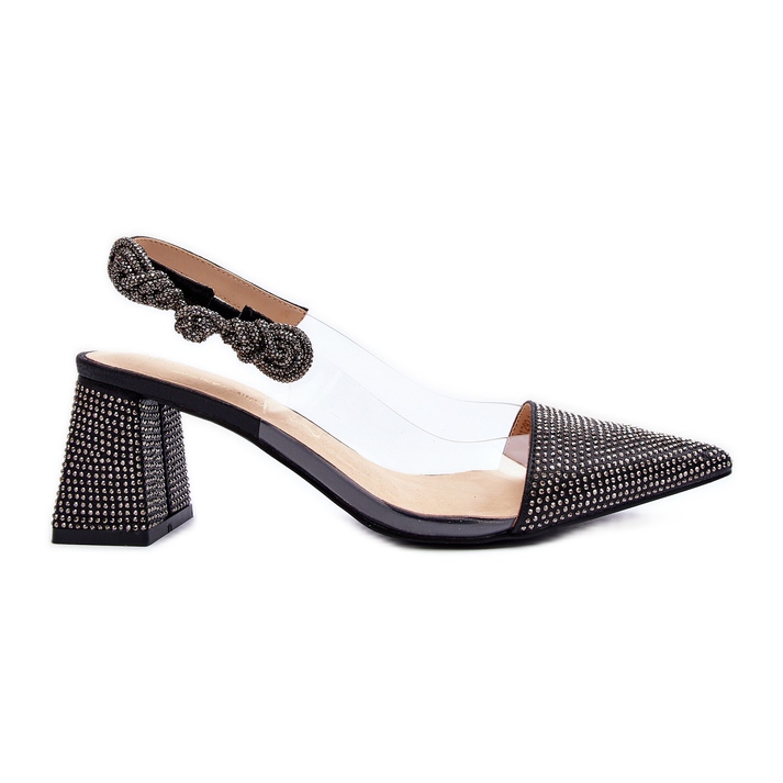 Elegant spetsad tåpump D&amp;A MR91292-1 Svart