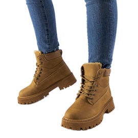 Brun klassisk isolerad Hector arbetare