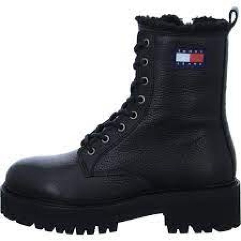 Tommy Hilfiger Urban Boot Tumbled Ltr Wl W EN0EN02317BDS skor svart