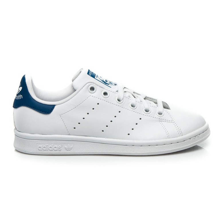 Adidas Stan Smith vit marinblå
