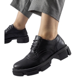 Piazzetta svarta snörskor