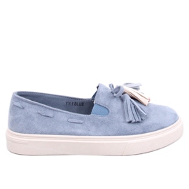 Krauss Blue tofs loafers blå