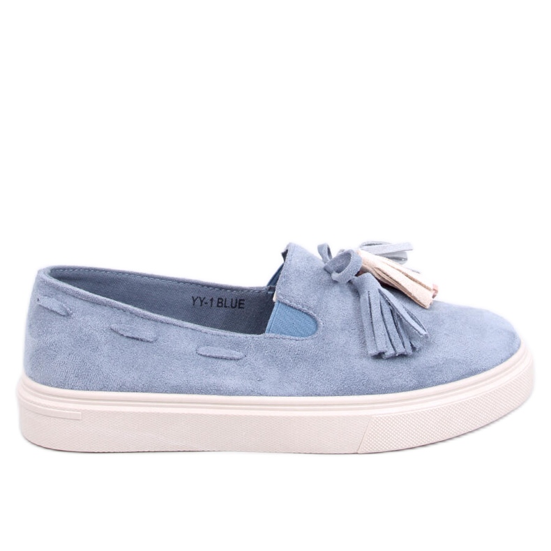 Krauss Blue tofs loafers blå