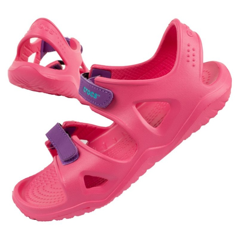 Crocs Swiftwater Jr 204988-600 sandaler rosa