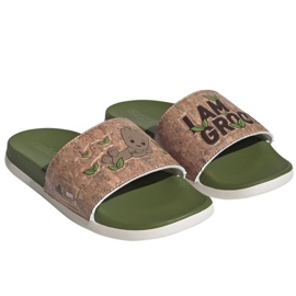Adidas Adilette Comfort Jr ID8029 flipflops grön