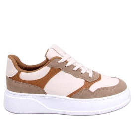 Brewer Khaki panda damsneakers beige