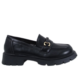 Emina Black plattform loafers svart