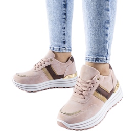 Rosa Provinciale plattformssneakers