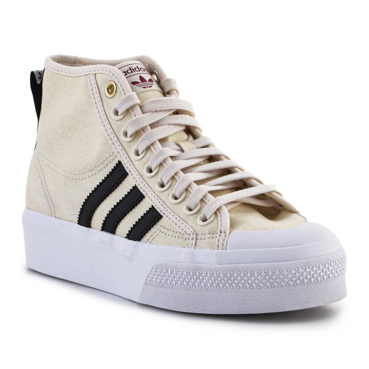Adidas Nizza Platform Mid W skor H00641 beige